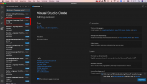 visual studio code show difference between two files