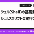 シェル(Shell)とは？仕組みや種類・シェルスクリプトの実行方法まで解説！