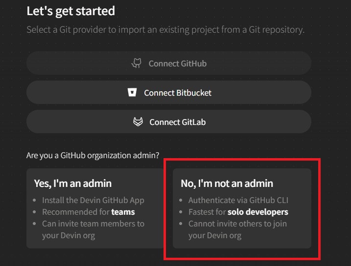 個人アカウントで作成