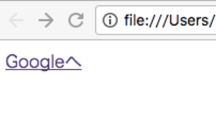 HTML　リンクの例