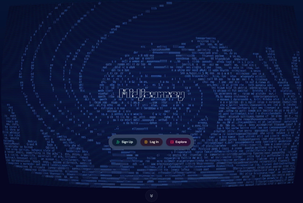 Midjourneyのサイト