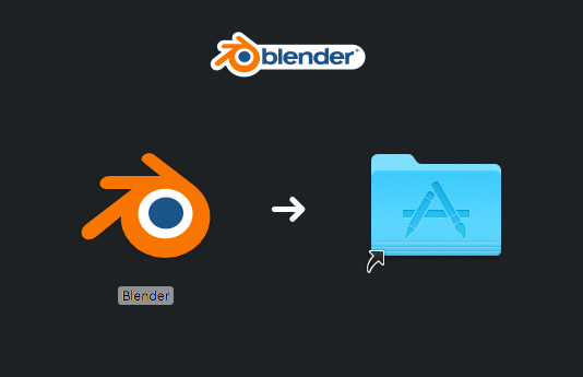 Blenderをインストール