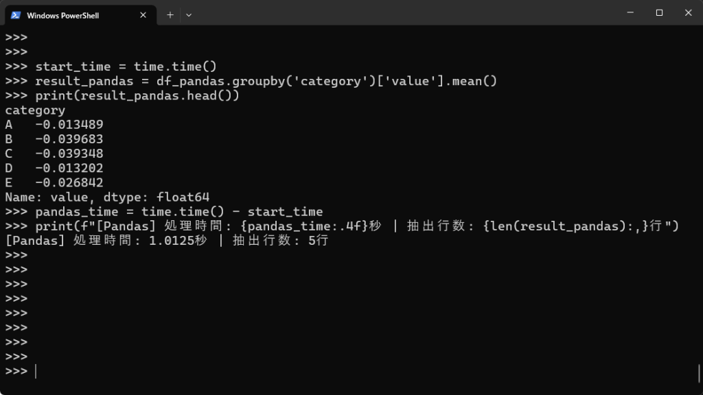pandas-データのグループ化