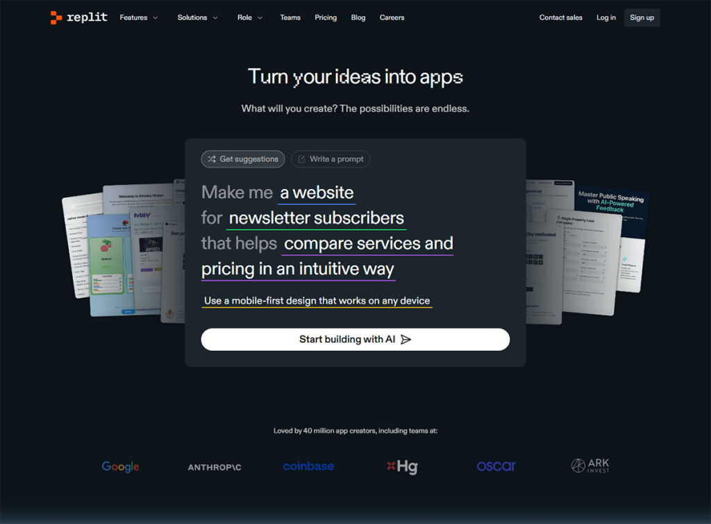 Replit公式サイト